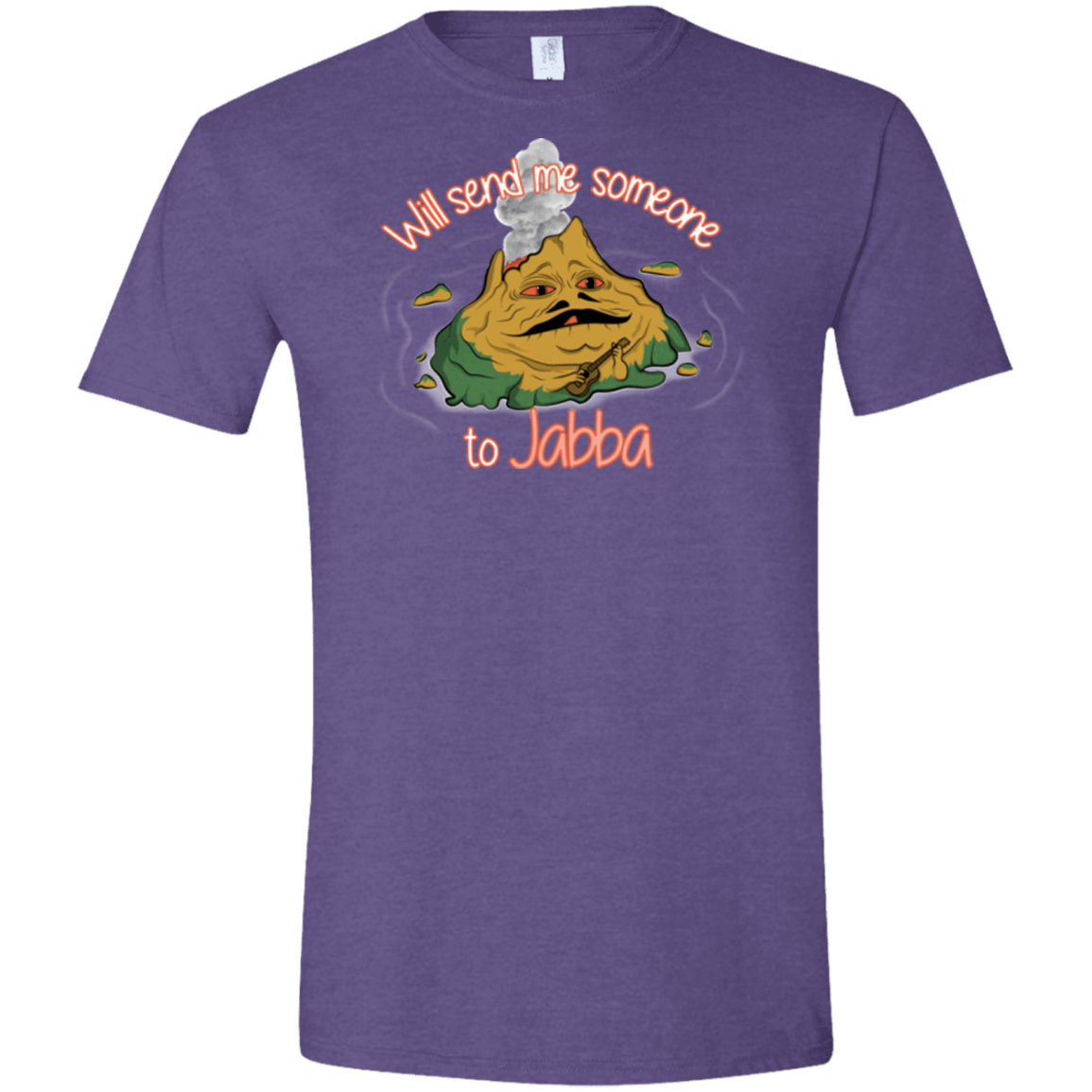 T-Shirts Heather Purple / S Jabba Men's Semi-Fitted Softstyle