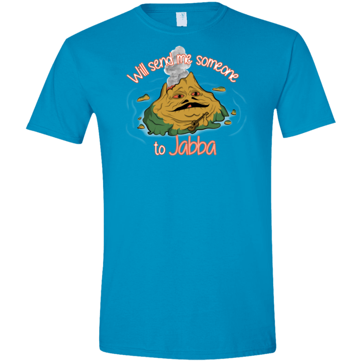 T-Shirts Sapphire / S Jabba Men's Semi-Fitted Softstyle