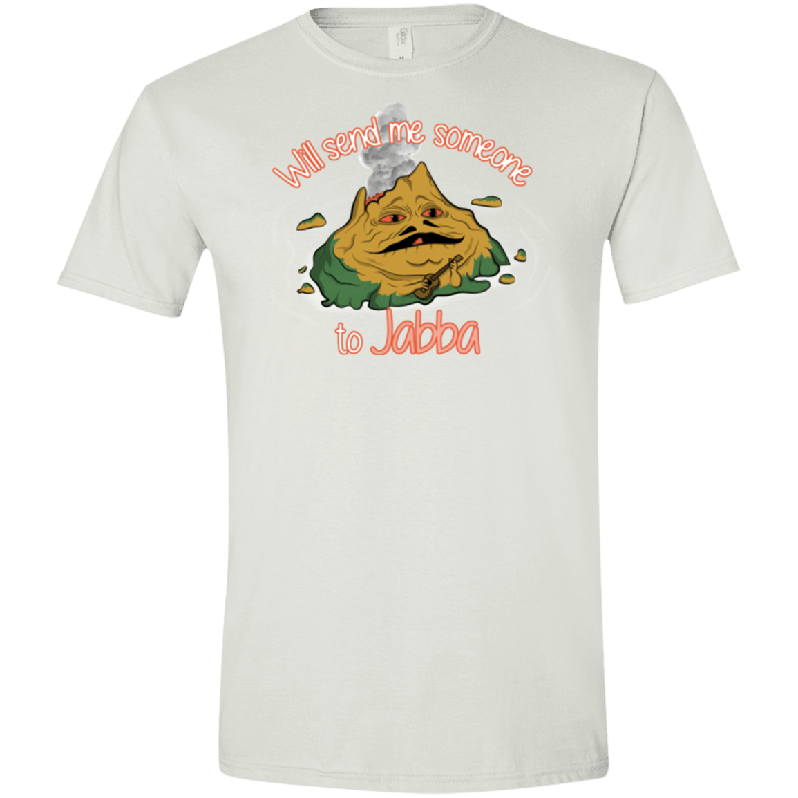 T-Shirts White / X-Small Jabba Men's Semi-Fitted Softstyle