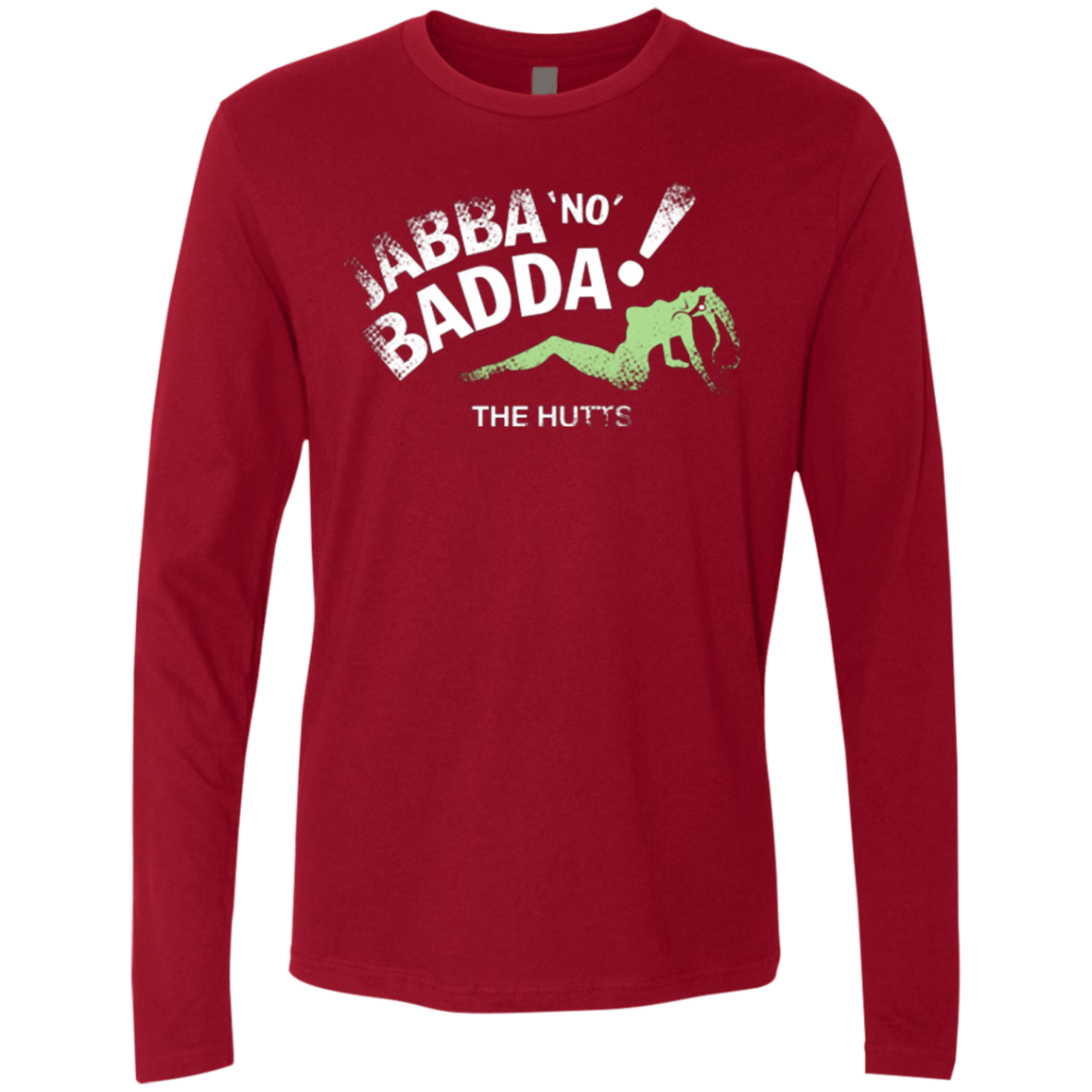 T-Shirts Cardinal / Small Jabba No Badda Men's Premium Long Sleeve