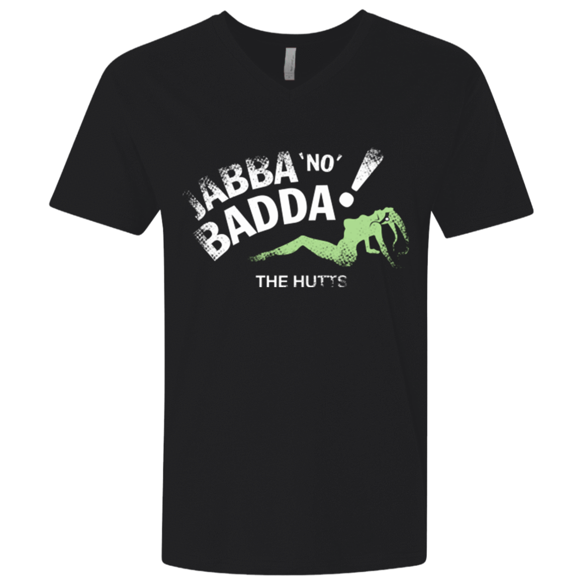 T-Shirts Black / X-Small Jabba No Badda Men's Premium V-Neck