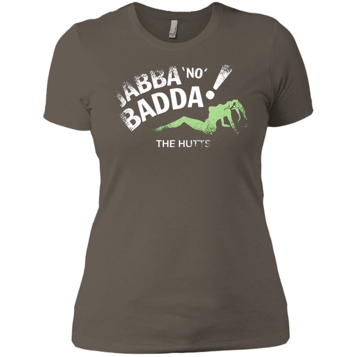 T-Shirts Warm Grey / X-Small Jabba No Badda Women's Premium T-Shirt