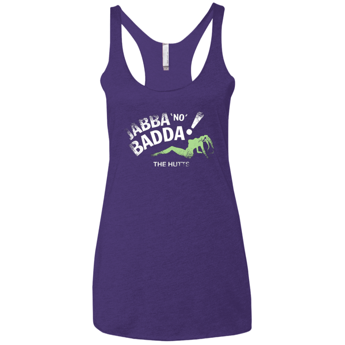 Jabba No Badda Women's Triblend Racerback Tank