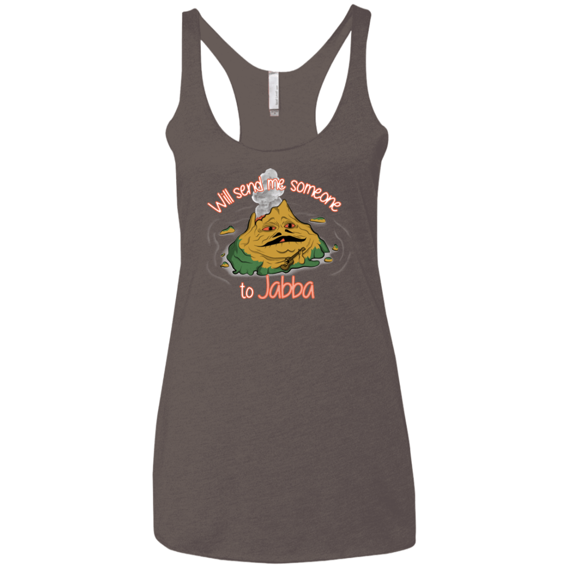 T-Shirts Macchiato / X-Small Jabba Women's Triblend Racerback Tank