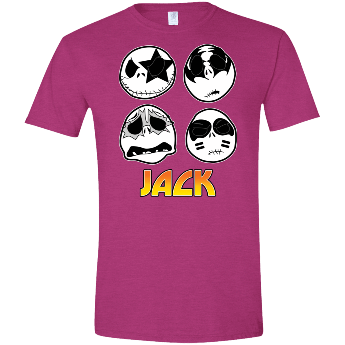 T-Shirts Antique Heliconia / S JACK Gave Rock and Roll to You Men's Semi-Fitted Softstyle
