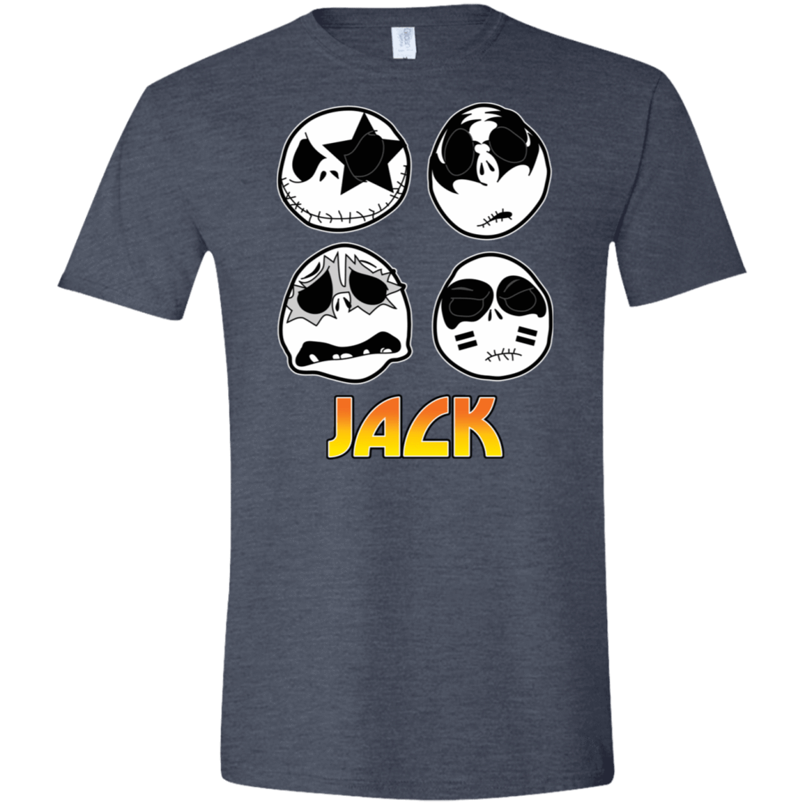 T-Shirts Heather Navy / S JACK Gave Rock and Roll to You Men's Semi-Fitted Softstyle