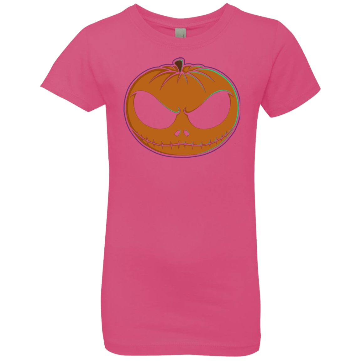 T-Shirts Hot Pink / YXS Jack O'Lantern Girls Premium T-Shirt