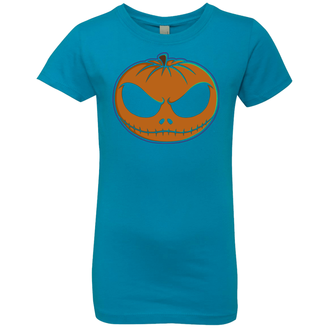 T-Shirts Turquoise / YXS Jack O'Lantern Girls Premium T-Shirt