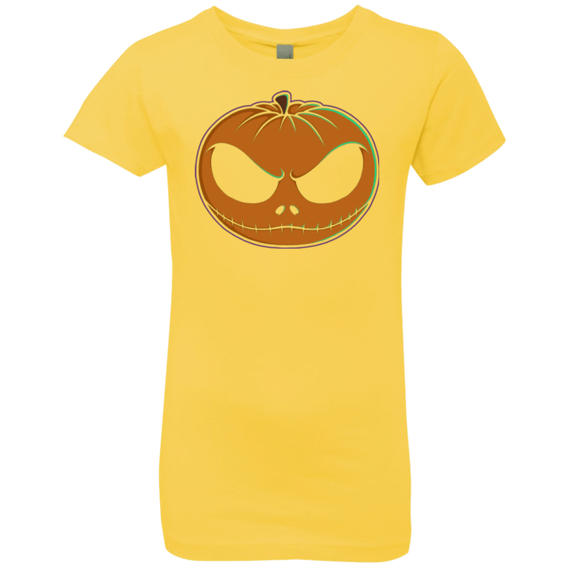 T-Shirts Vibrant Yellow / YXS Jack O'Lantern Girls Premium T-Shirt