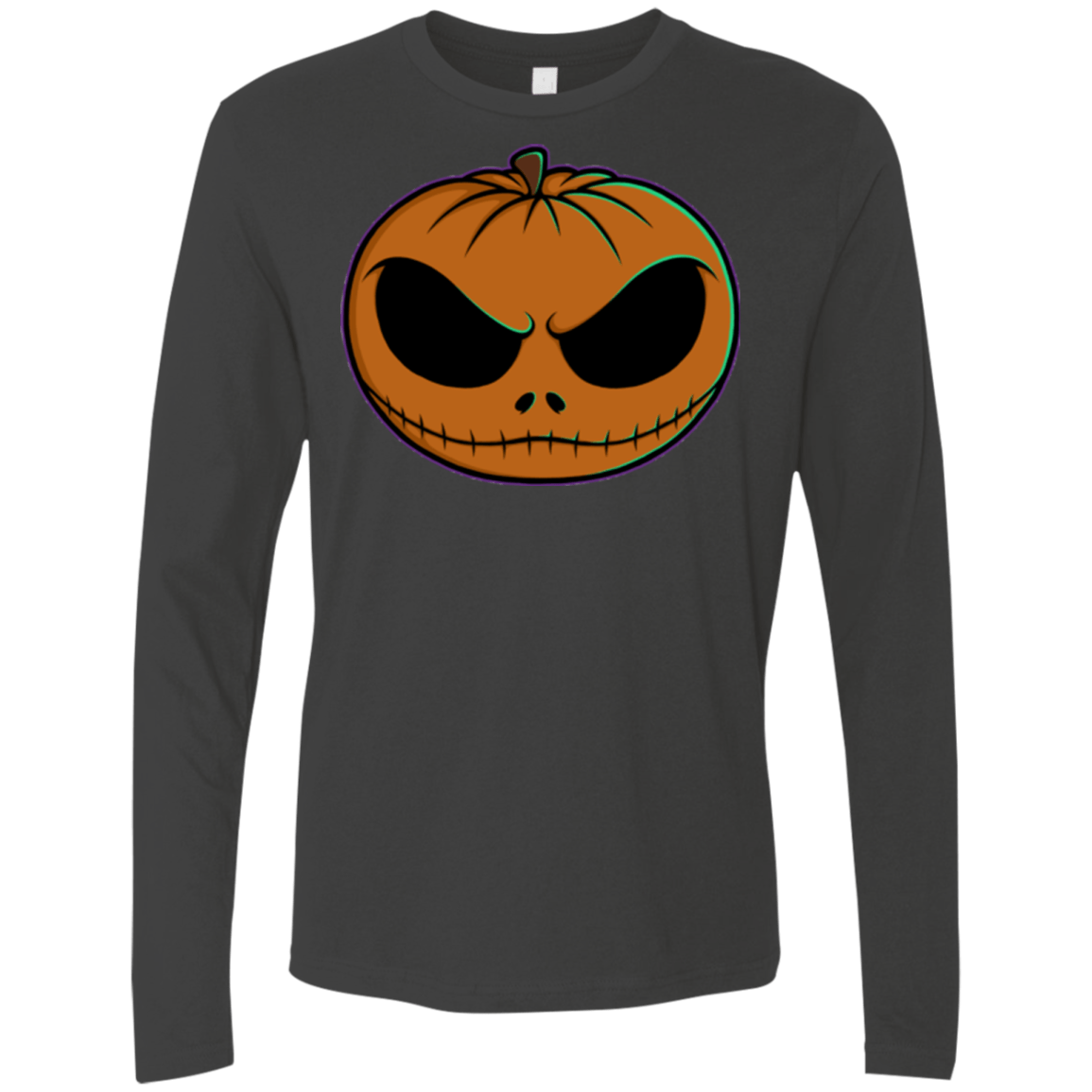 T-Shirts Heavy Metal / Small Jack O Lantern Men's Premium Long Sleeve