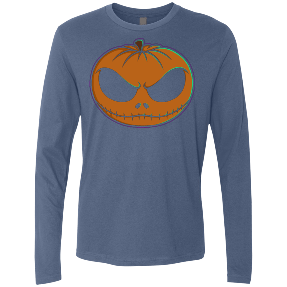 T-Shirts Indigo / Small Jack O'Lantern Men's Premium Long Sleeve
