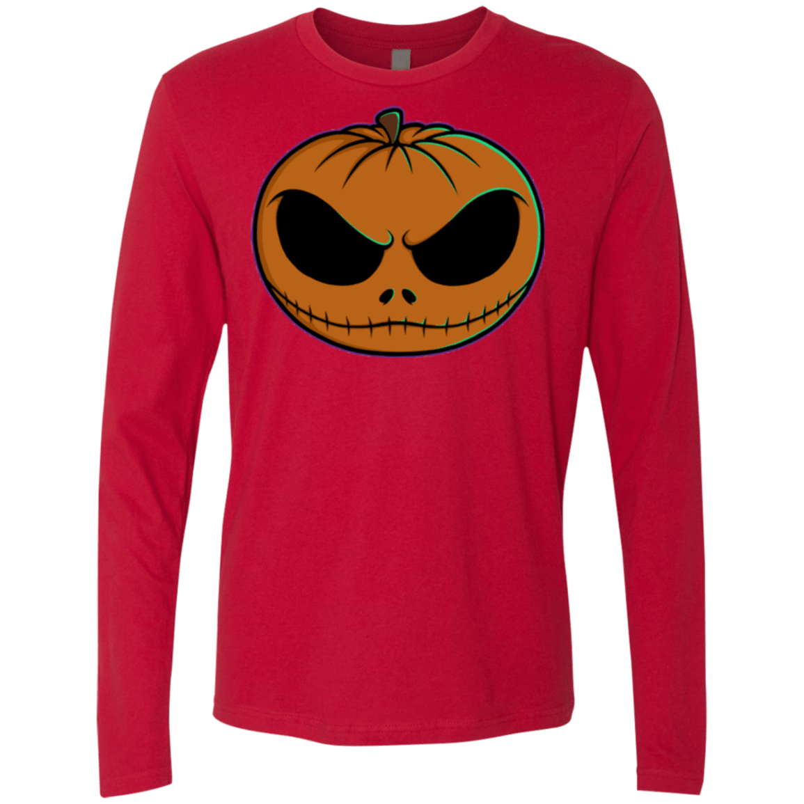T-Shirts Red / Small Jack O Lantern Men's Premium Long Sleeve
