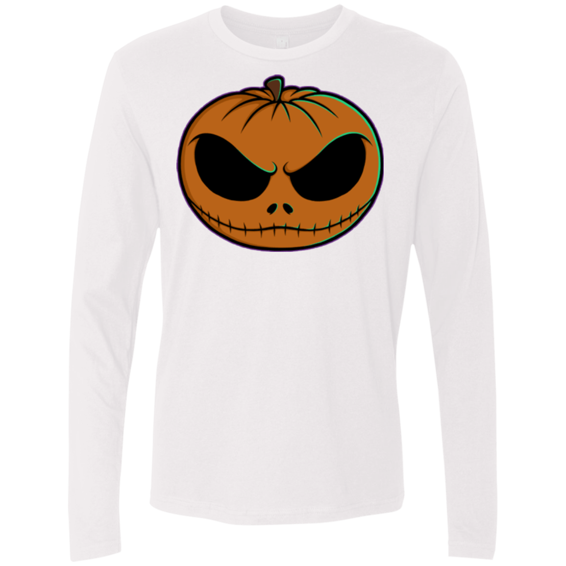 T-Shirts White / Small Jack O Lantern Men's Premium Long Sleeve