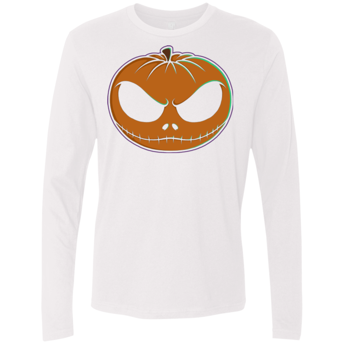 T-Shirts White / Small Jack O'Lantern Men's Premium Long Sleeve