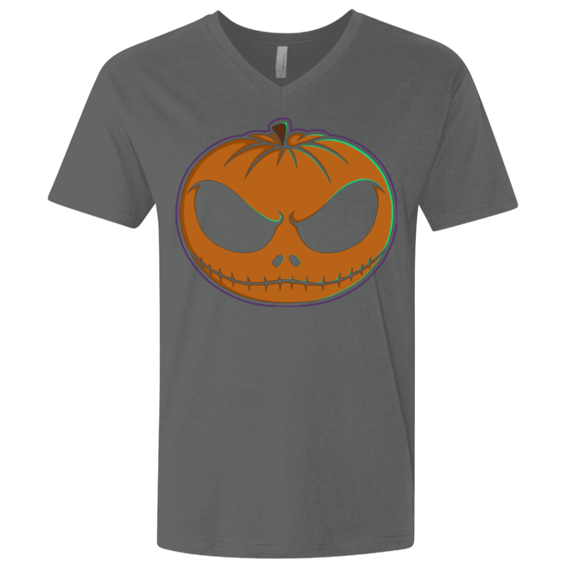 T-Shirts Heavy Metal / X-Small Jack O'Lantern Men's Premium V-Neck