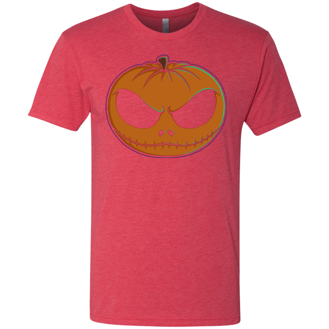 T-Shirts Vintage Red / Small Jack O'Lantern Men's Triblend T-Shirt