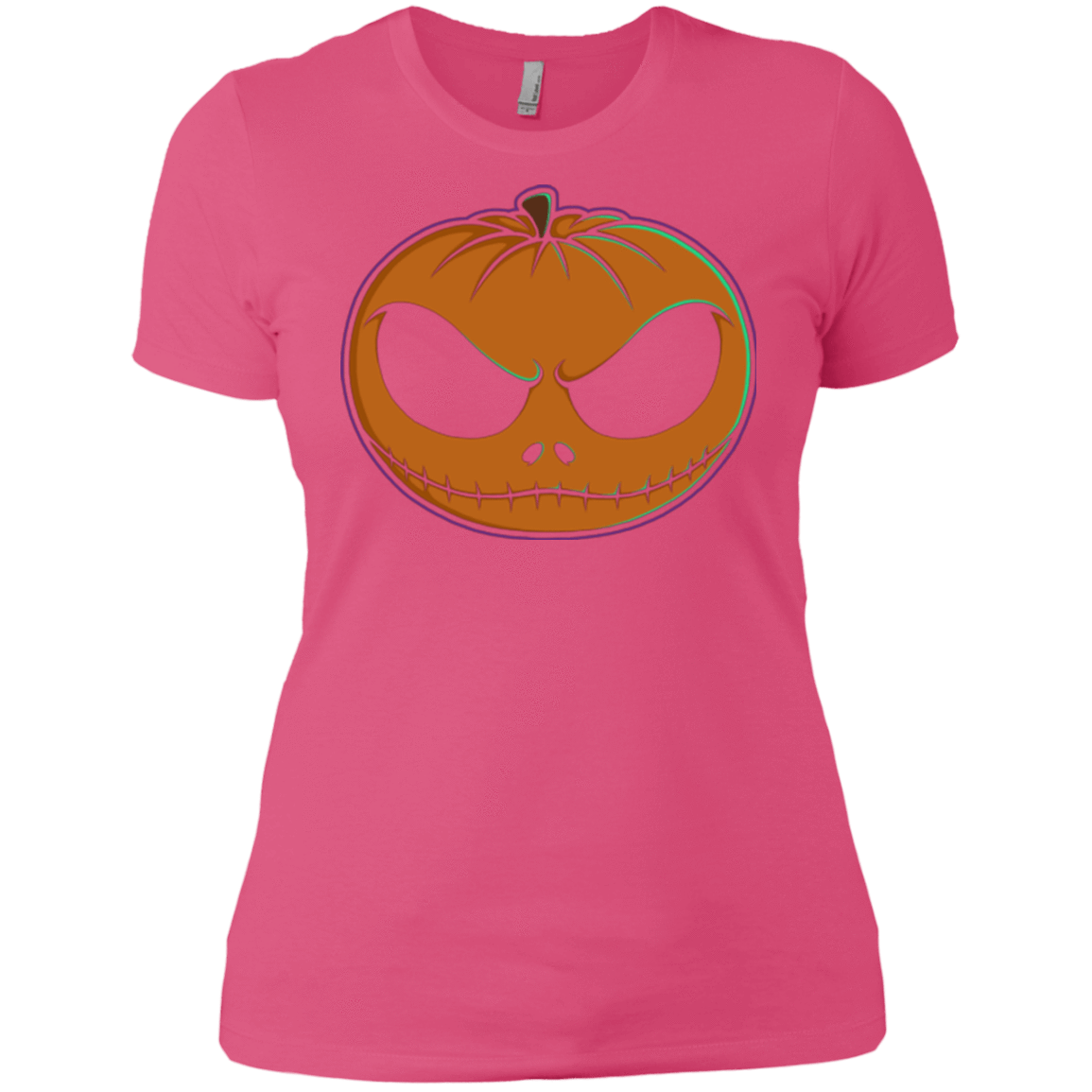 T-Shirts Hot Pink / X-Small Jack O'Lantern Women's Premium T-Shirt