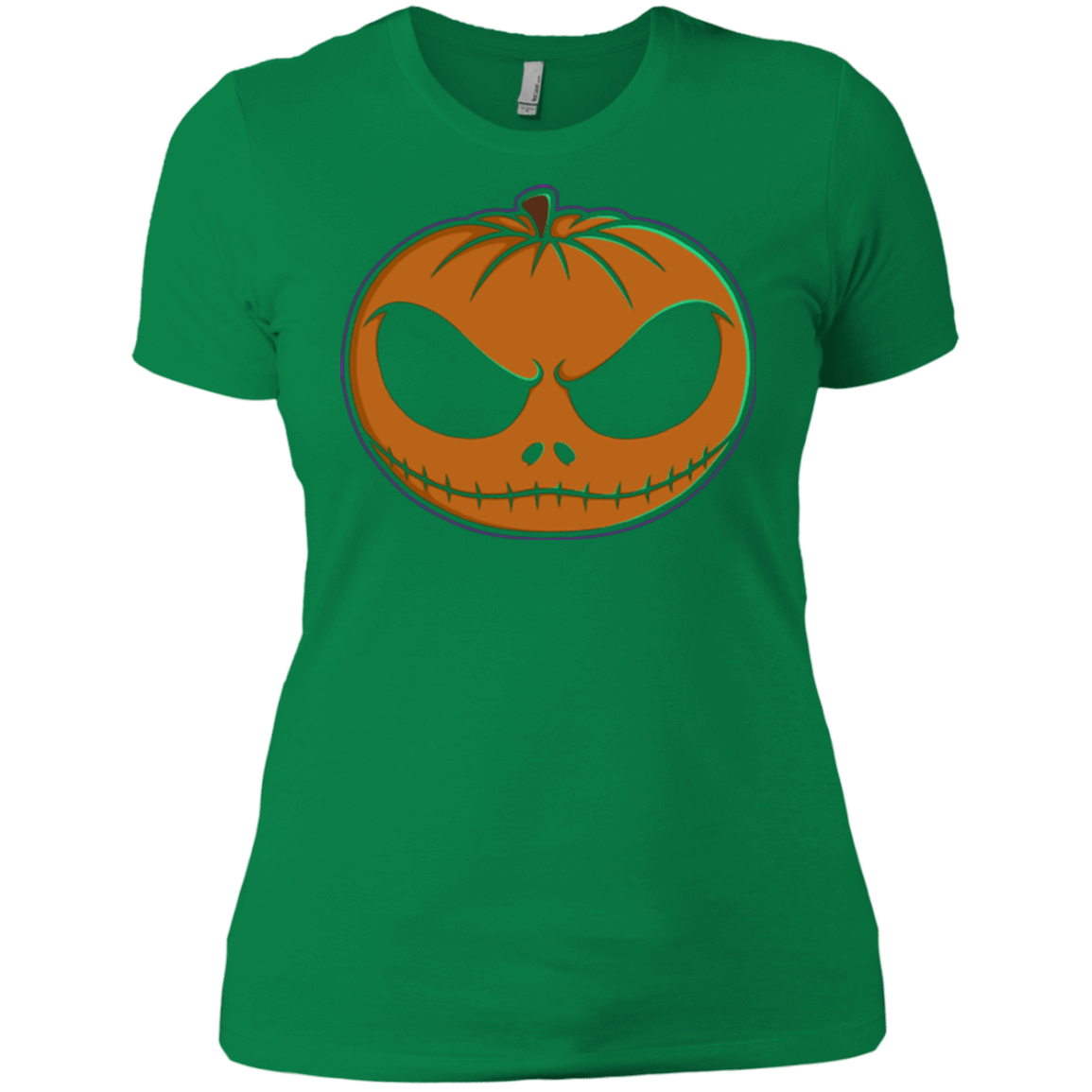 T-Shirts Kelly Green / X-Small Jack O'Lantern Women's Premium T-Shirt