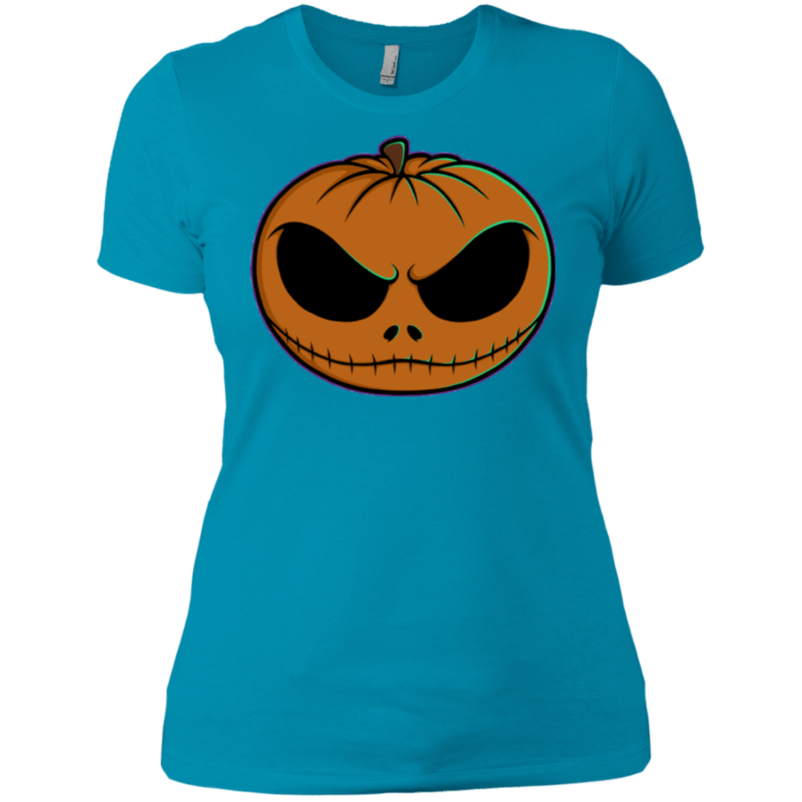 T-Shirts Turquoise / X-Small Jack O Lantern Women's Premium T-Shirt