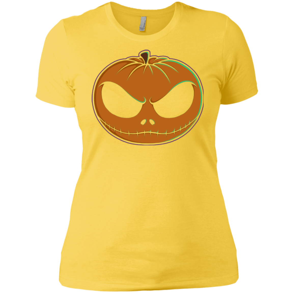 T-Shirts Vibrant Yellow / X-Small Jack O'Lantern Women's Premium T-Shirt