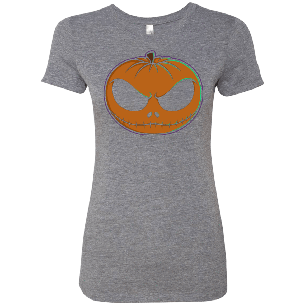 T-Shirts Premium Heather / Small Jack O'Lantern Women's Triblend T-Shirt