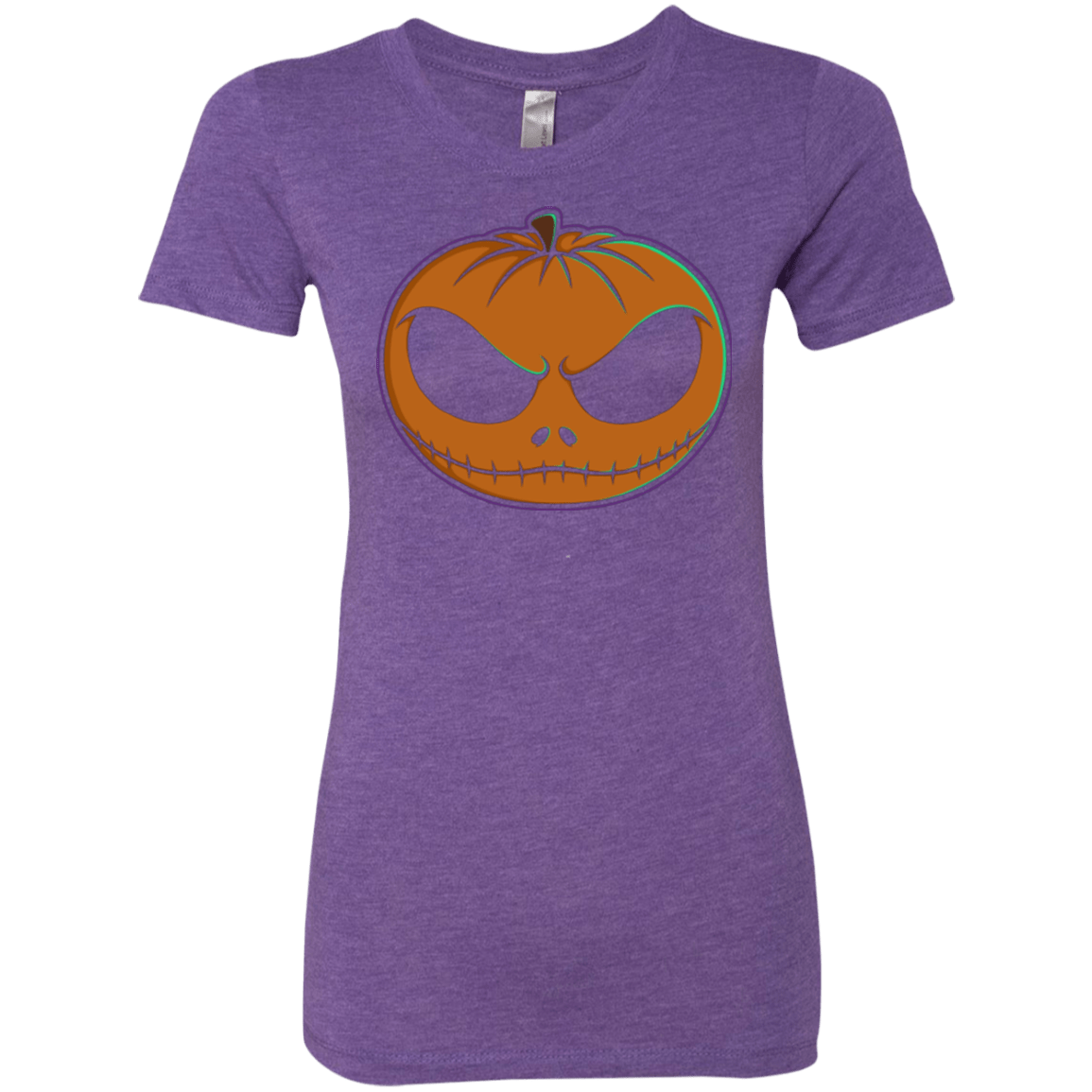 T-Shirts Purple Rush / Small Jack O'Lantern Women's Triblend T-Shirt
