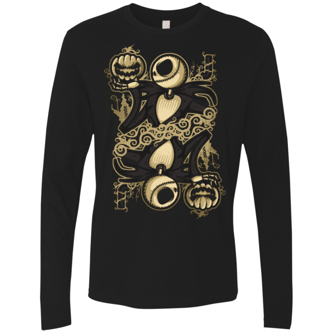 T-Shirts Black / Small JACK OF PUMPKINS Men's Premium Long Sleeve