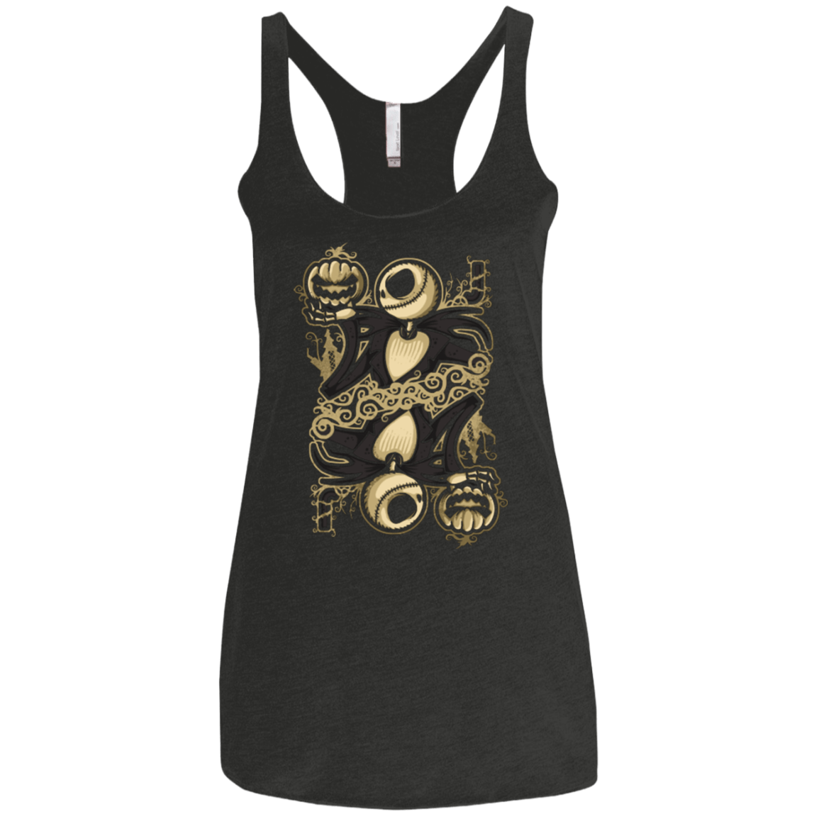 T-Shirts Vintage Black / X-Small JACK OF PUMPKINS Women's Triblend Racerback Tank