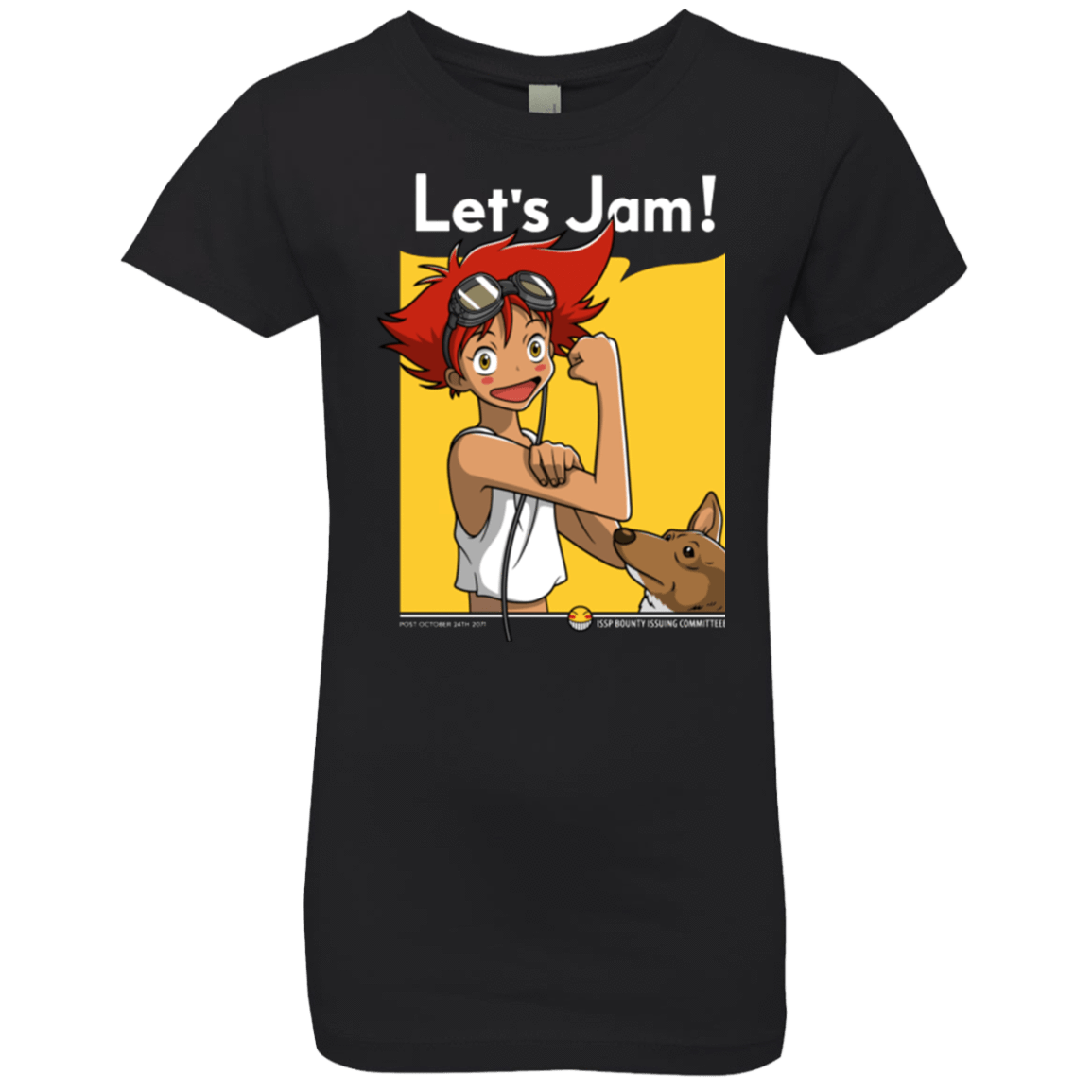 T-Shirts Black / YXS JAMMING WITH EDWARD Girls Premium T-Shirt