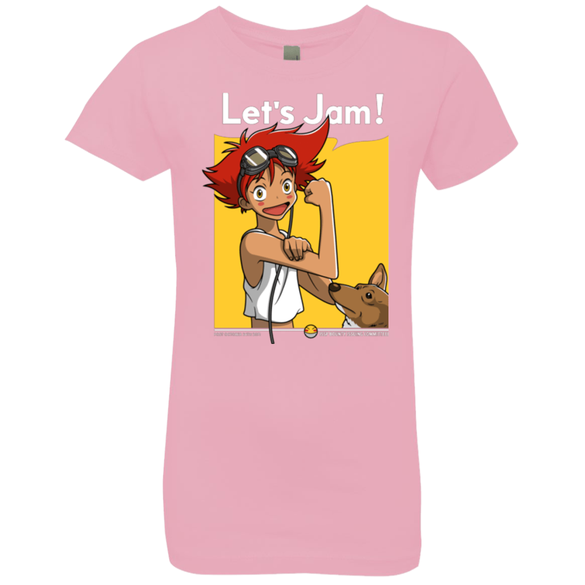 T-Shirts Light Pink / YXS JAMMING WITH EDWARD Girls Premium T-Shirt