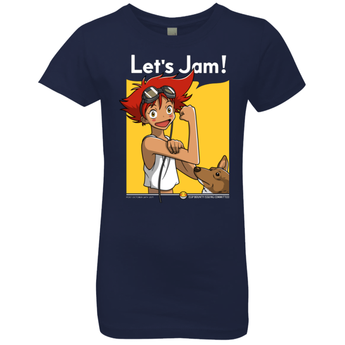 T-Shirts Midnight Navy / YXS JAMMING WITH EDWARD Girls Premium T-Shirt