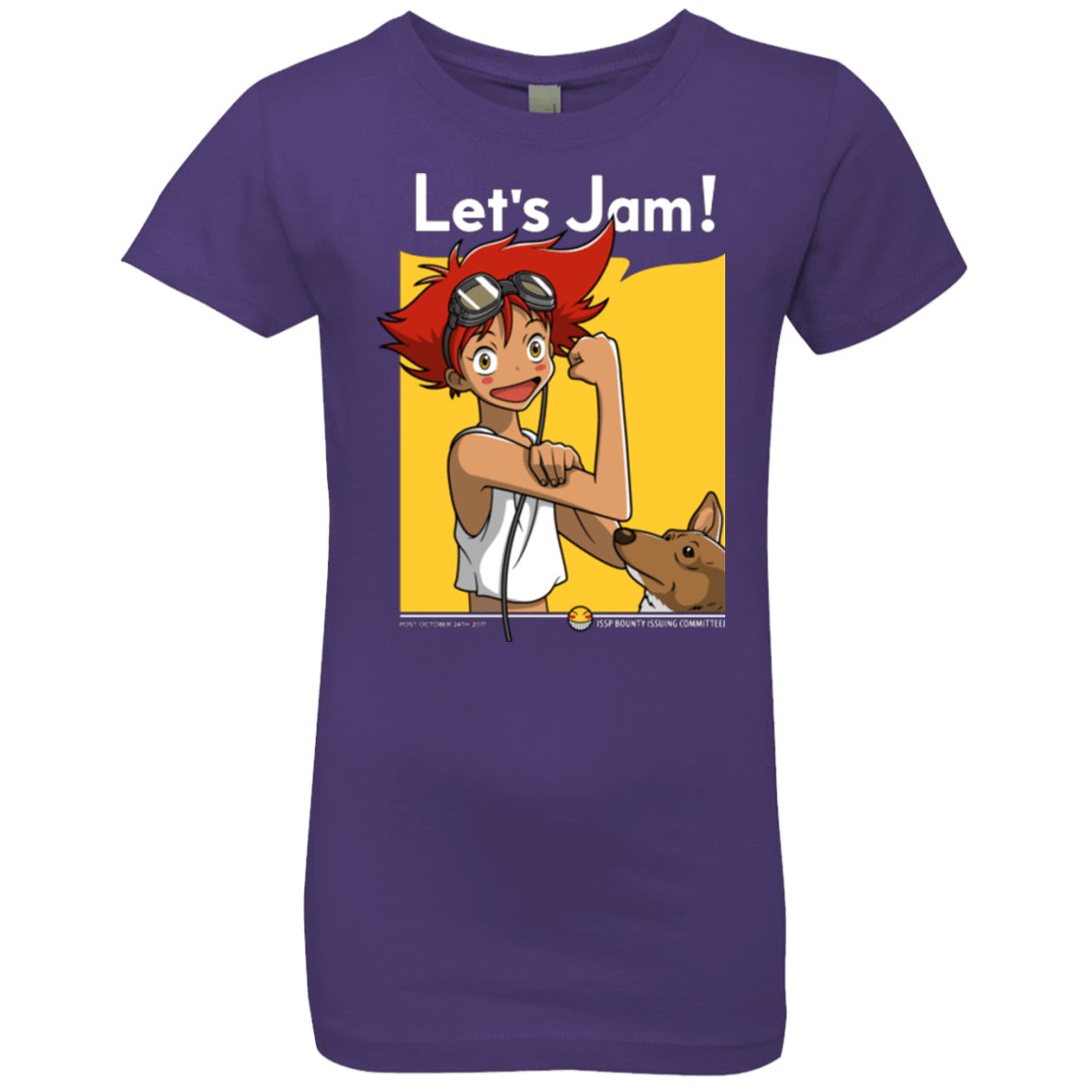 T-Shirts Purple Rush / YXS JAMMING WITH EDWARD Girls Premium T-Shirt