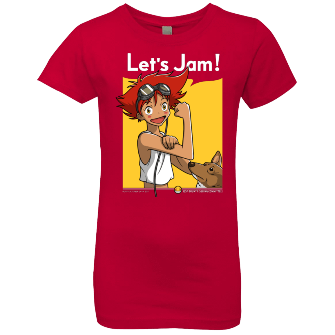 T-Shirts Red / YXS JAMMING WITH EDWARD Girls Premium T-Shirt