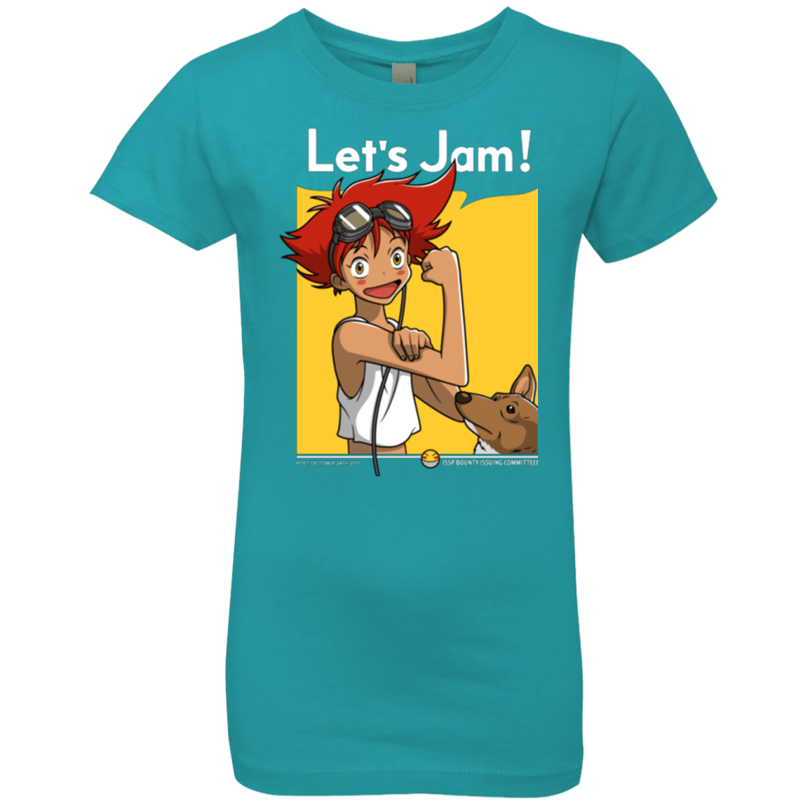 T-Shirts Tahiti Blue / YXS JAMMING WITH EDWARD Girls Premium T-Shirt