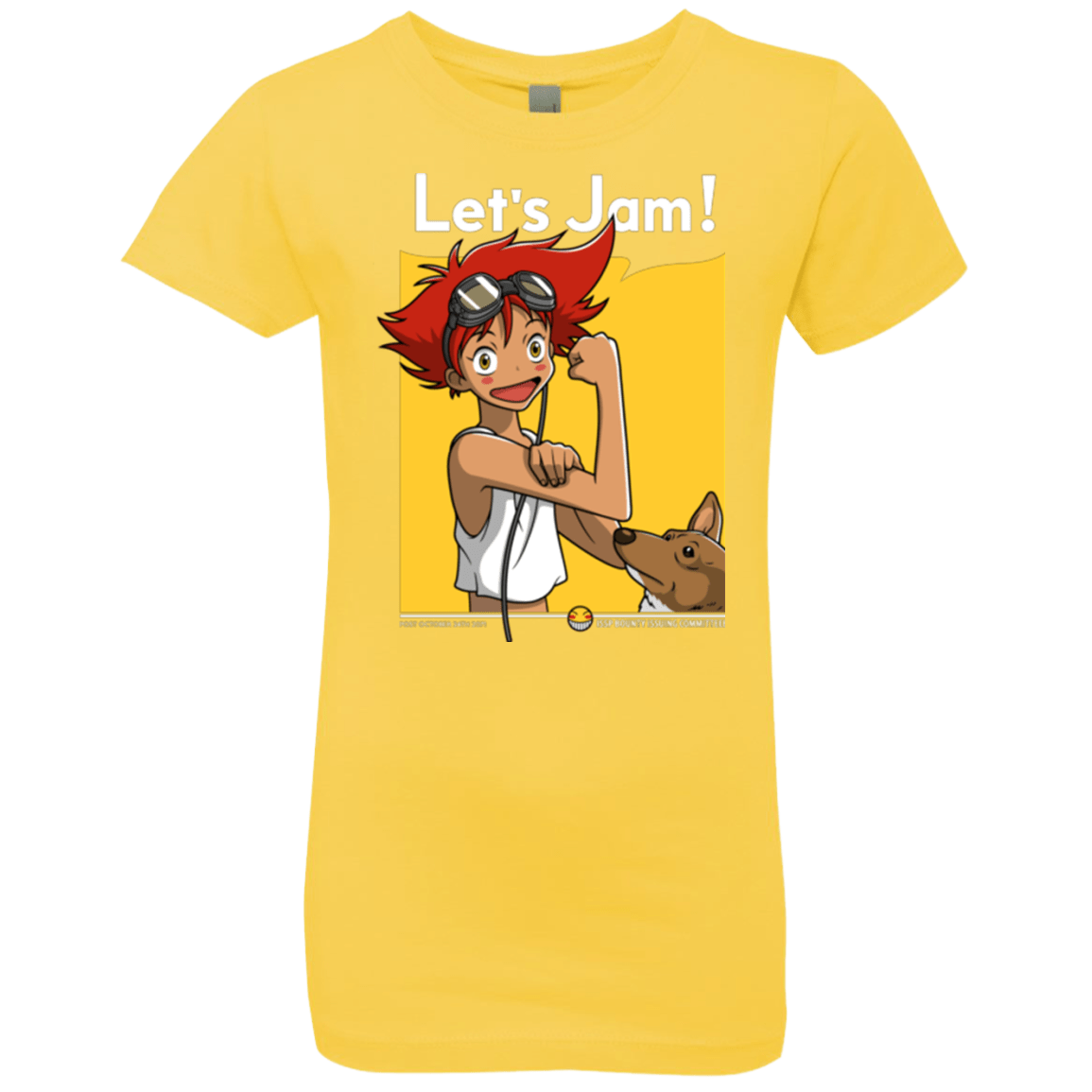 T-Shirts Vibrant Yellow / YXS JAMMING WITH EDWARD Girls Premium T-Shirt