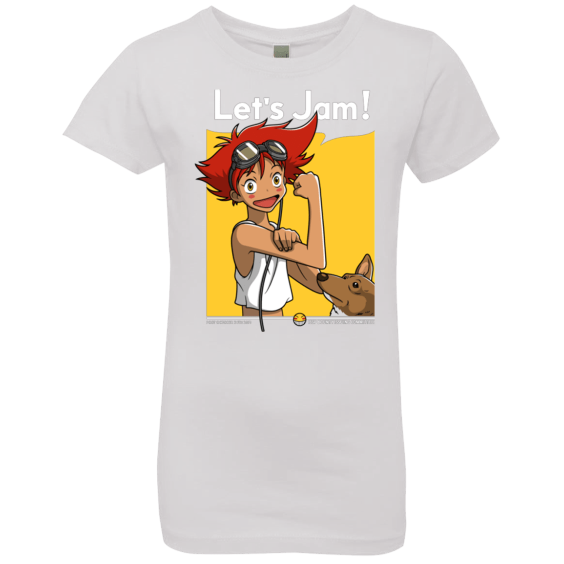 T-Shirts White / YXS JAMMING WITH EDWARD Girls Premium T-Shirt