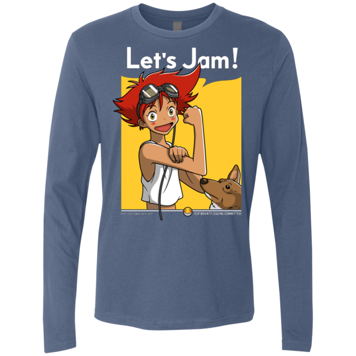 T-Shirts Indigo / Small JAMMING WITH EDWARD Men's Premium Long Sleeve