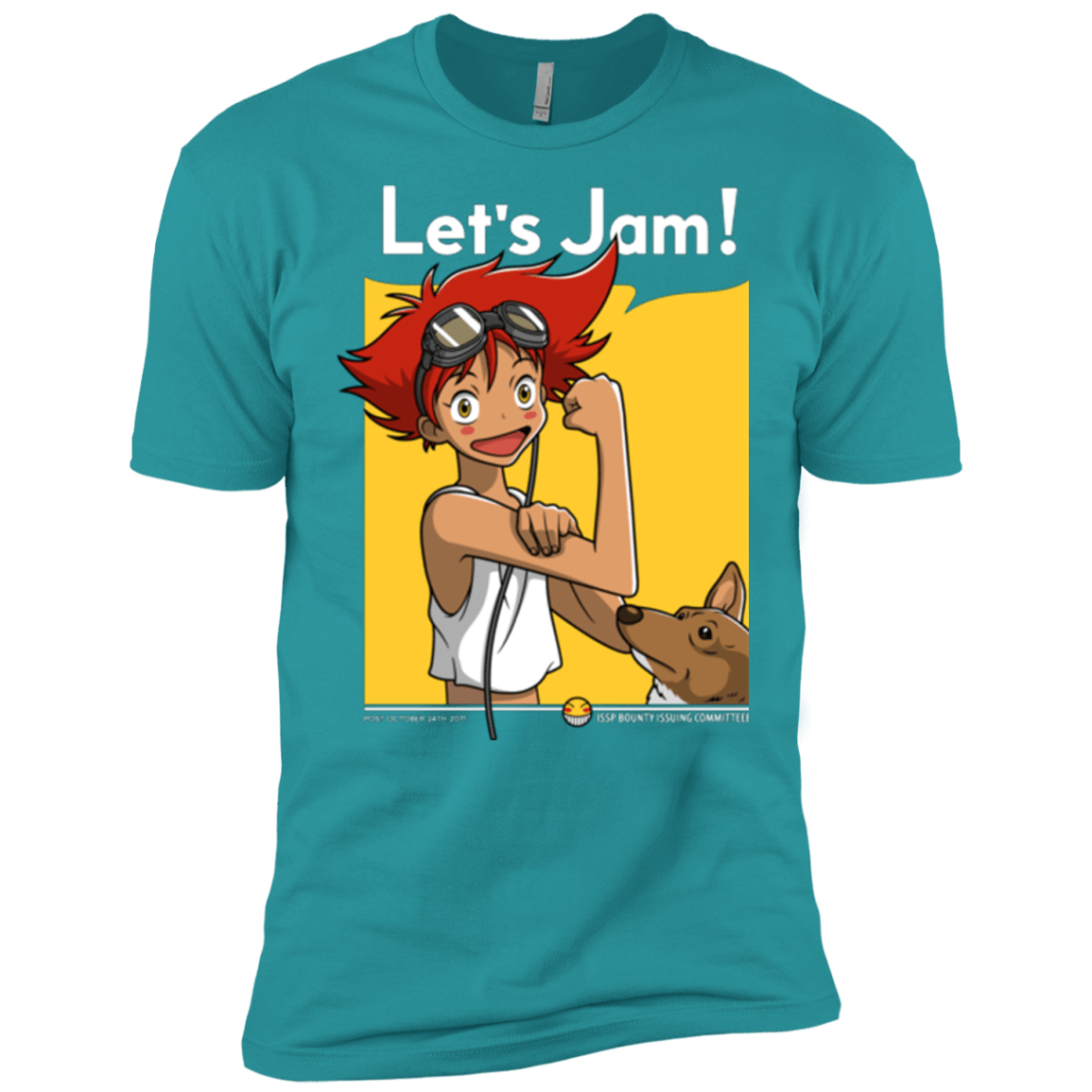 T-Shirts Tahiti Blue / X-Small JAMMING WITH EDWARD Men's Premium T-Shirt