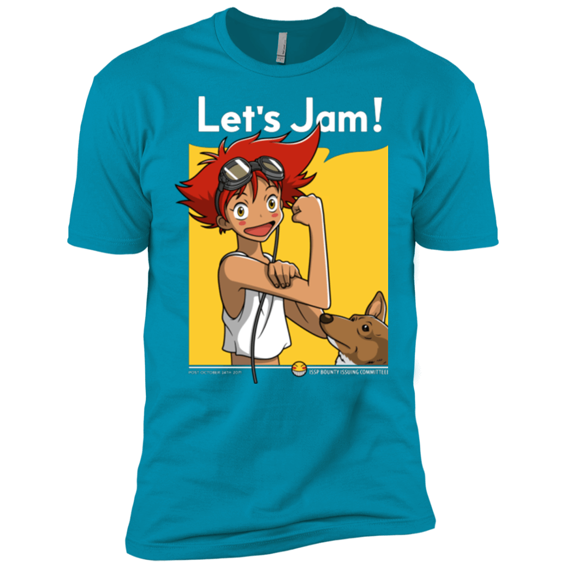 T-Shirts Turquoise / X-Small JAMMING WITH EDWARD Men's Premium T-Shirt