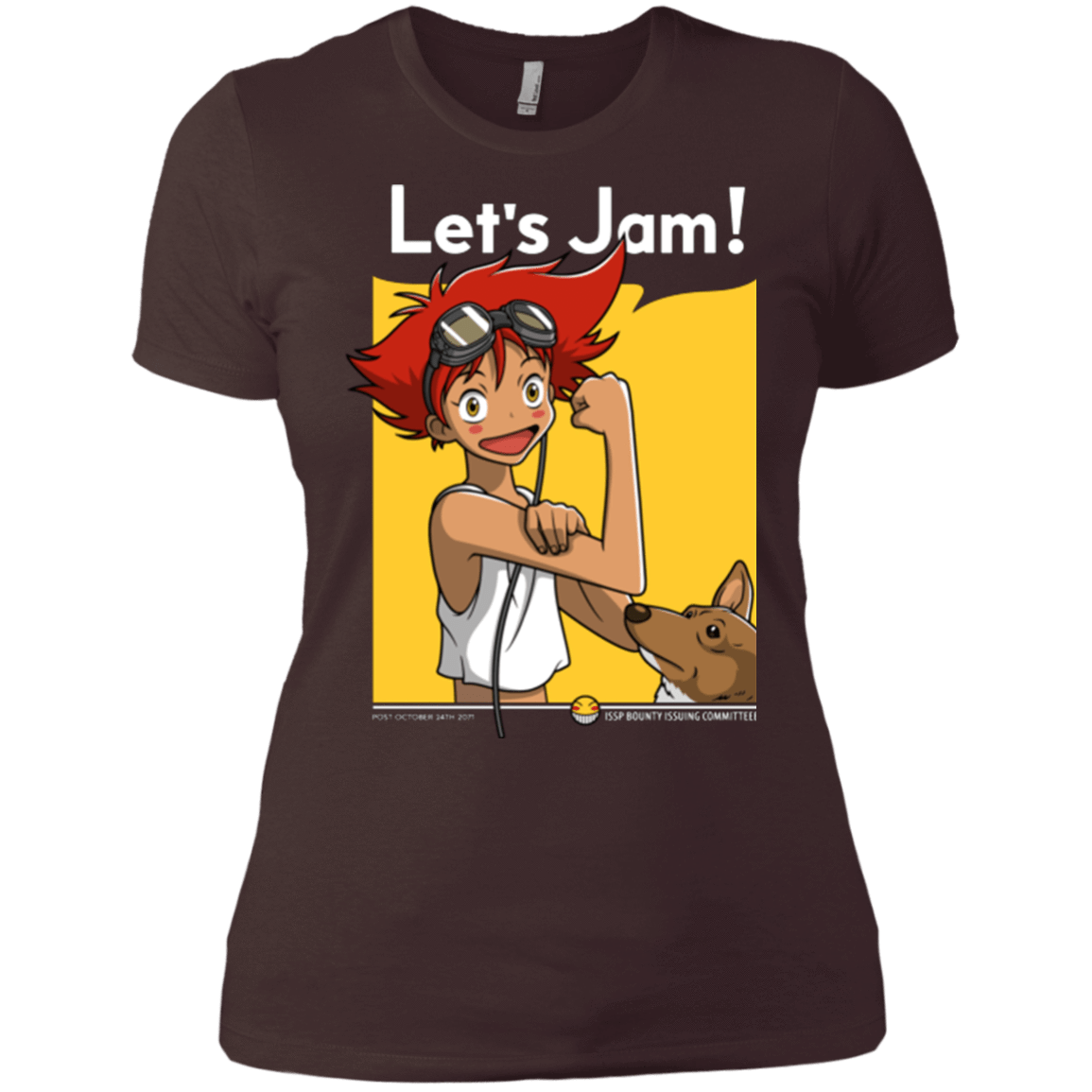 T-Shirts Dark Chocolate / X-Small JAMMING WITH EDWARD Women's Premium T-Shirt