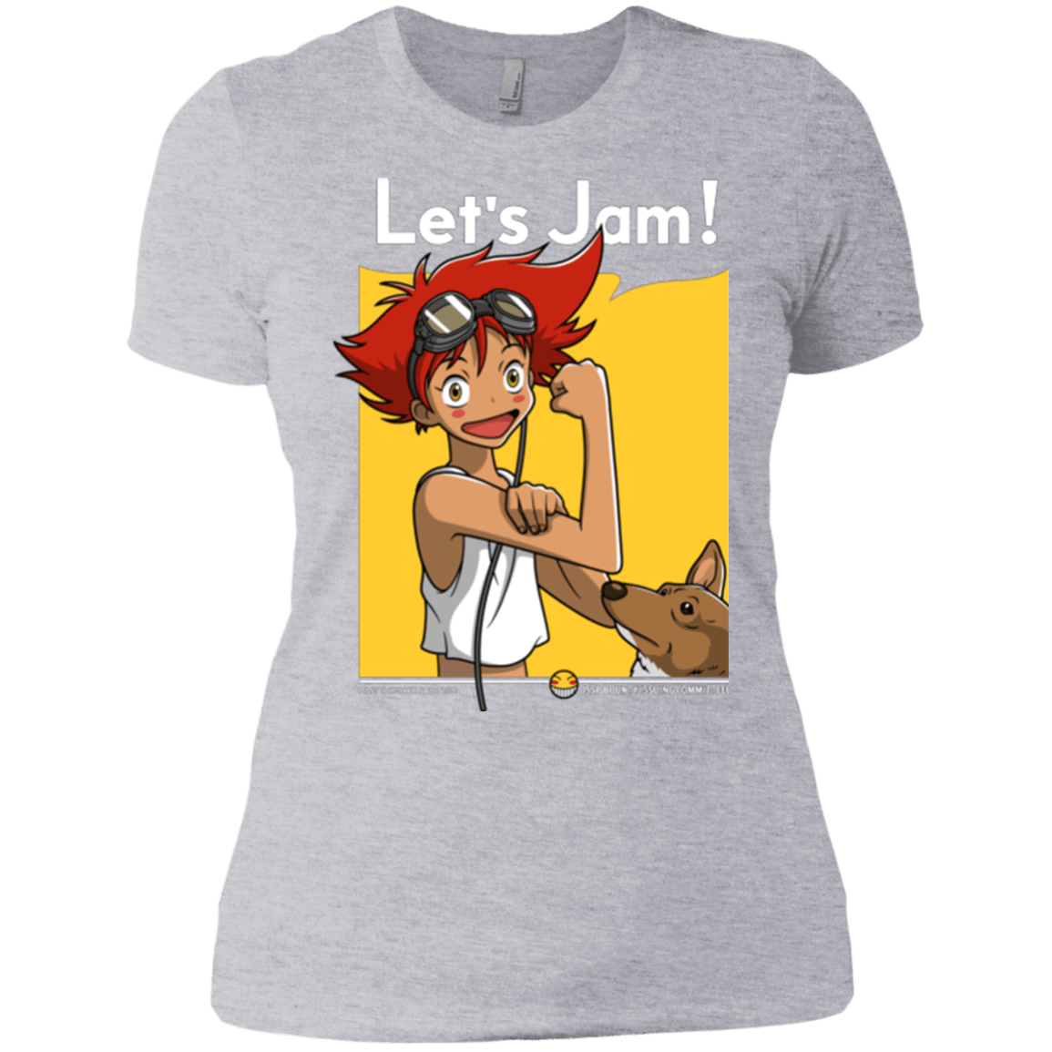 T-Shirts Heather Grey / X-Small JAMMING WITH EDWARD Women's Premium T-Shirt