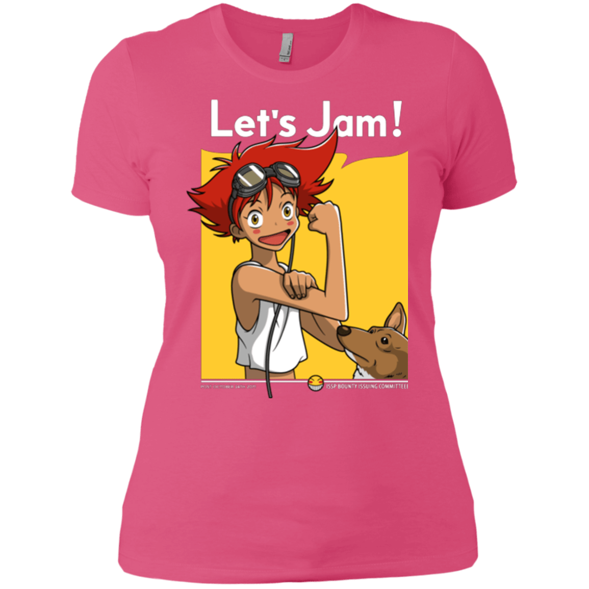 T-Shirts Hot Pink / X-Small JAMMING WITH EDWARD Women's Premium T-Shirt