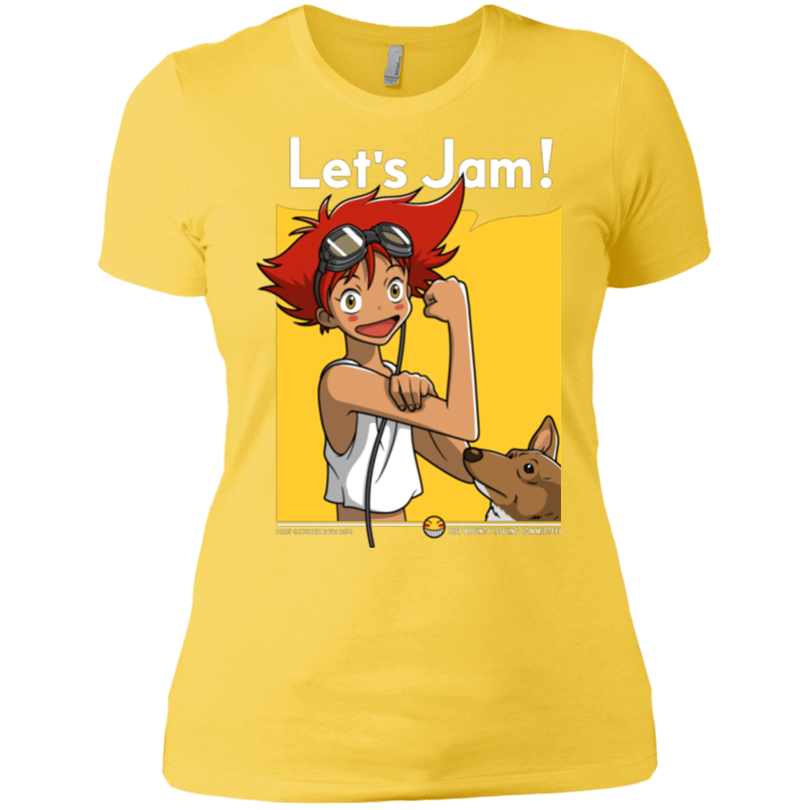 T-Shirts Vibrant Yellow / X-Small JAMMING WITH EDWARD Women's Premium T-Shirt