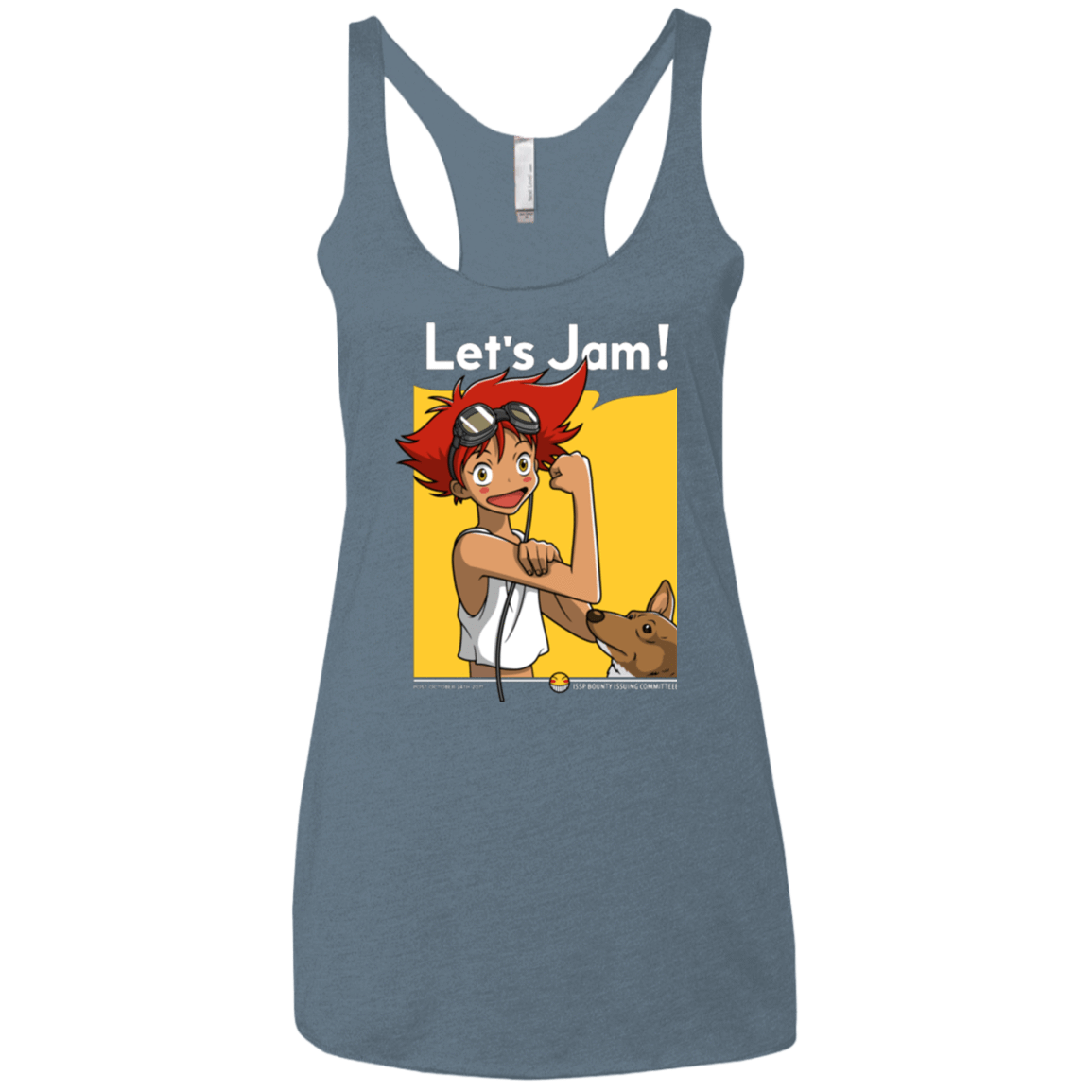 T-Shirts Indigo / X-Small JAMMING WITH EDWARD Women's Triblend Racerback Tank