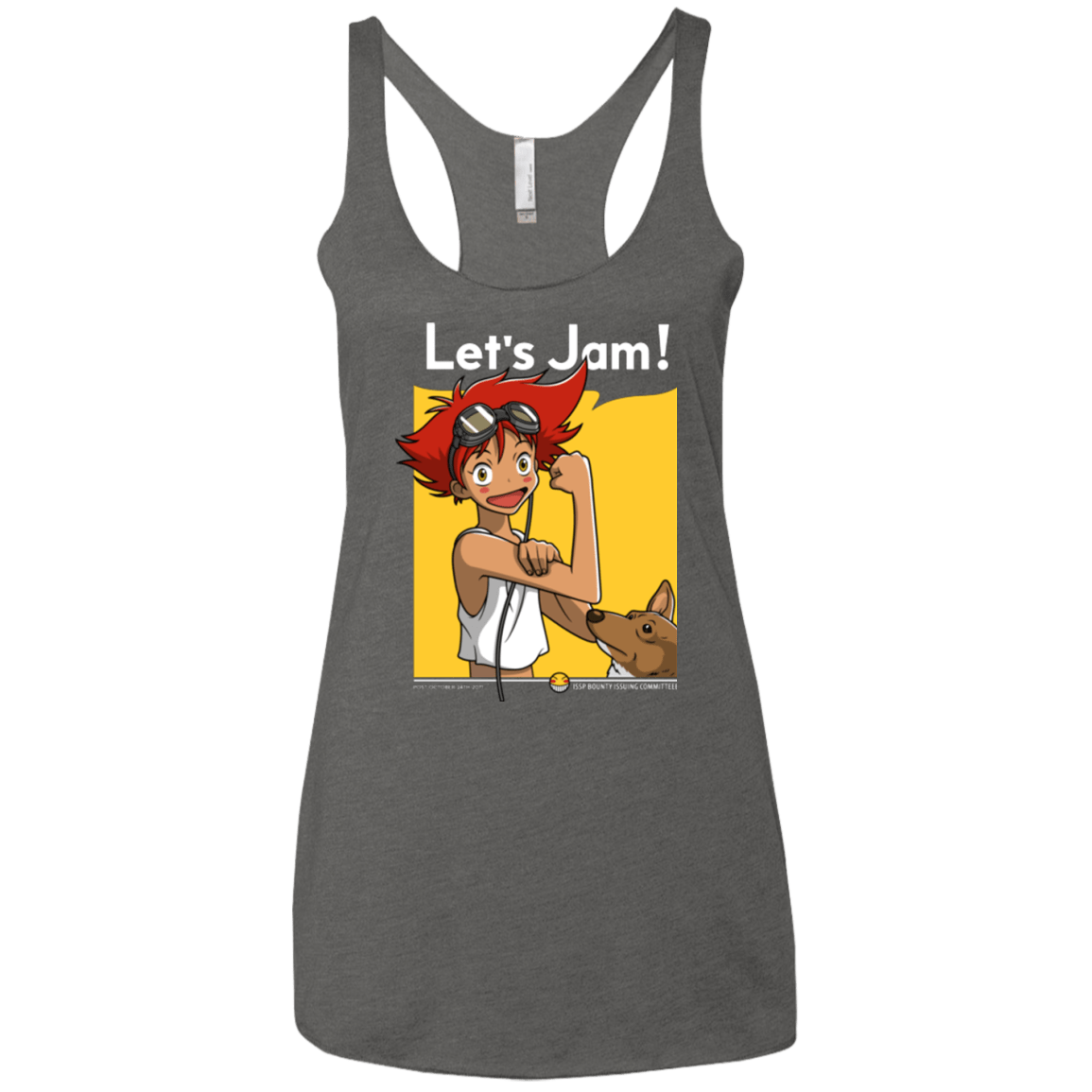 T-Shirts Premium Heather / X-Small JAMMING WITH EDWARD Women's Triblend Racerback Tank