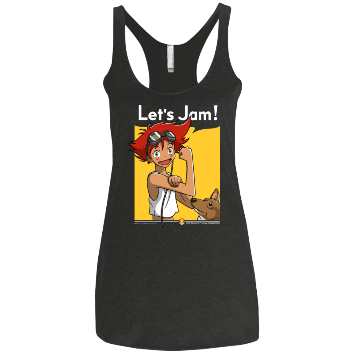 T-Shirts Vintage Black / X-Small JAMMING WITH EDWARD Women's Triblend Racerback Tank