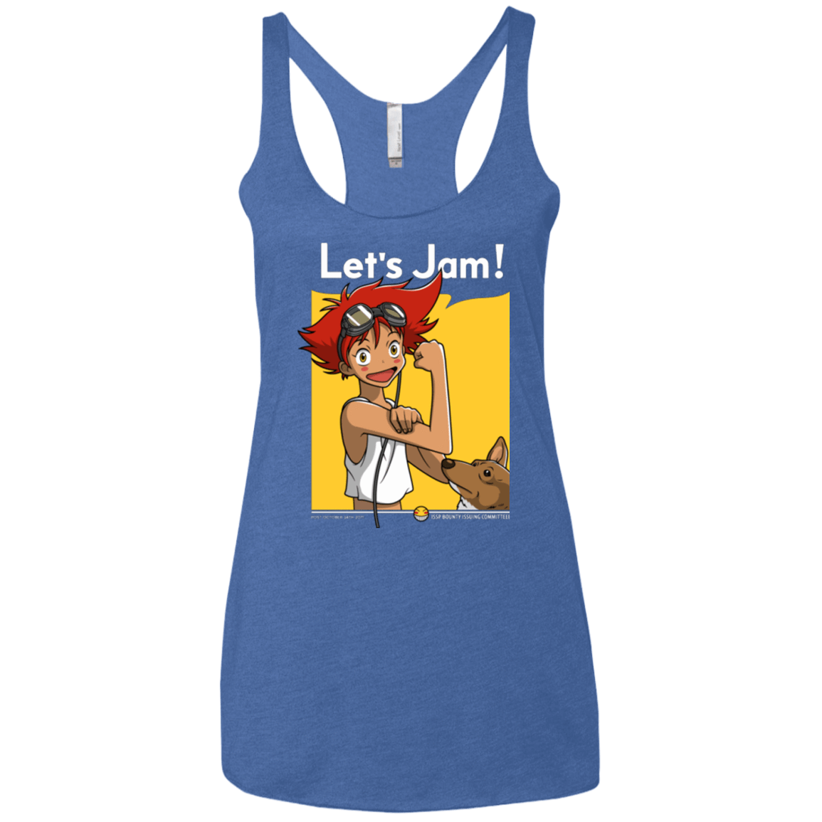 T-Shirts Vintage Royal / X-Small JAMMING WITH EDWARD Women's Triblend Racerback Tank