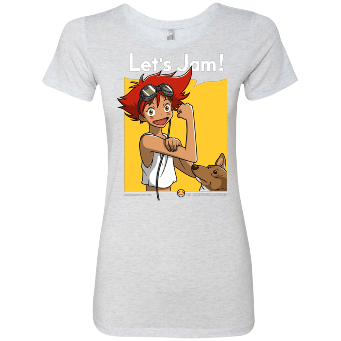 T-Shirts Heather White / Small JAMMING WITH EDWARD Women's Triblend T-Shirt