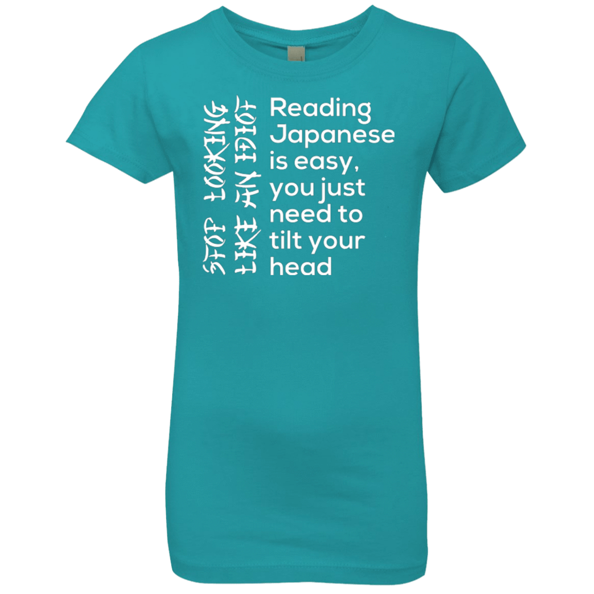 T-Shirts Tahiti Blue / YXS Japanese Girls Premium T-Shirt