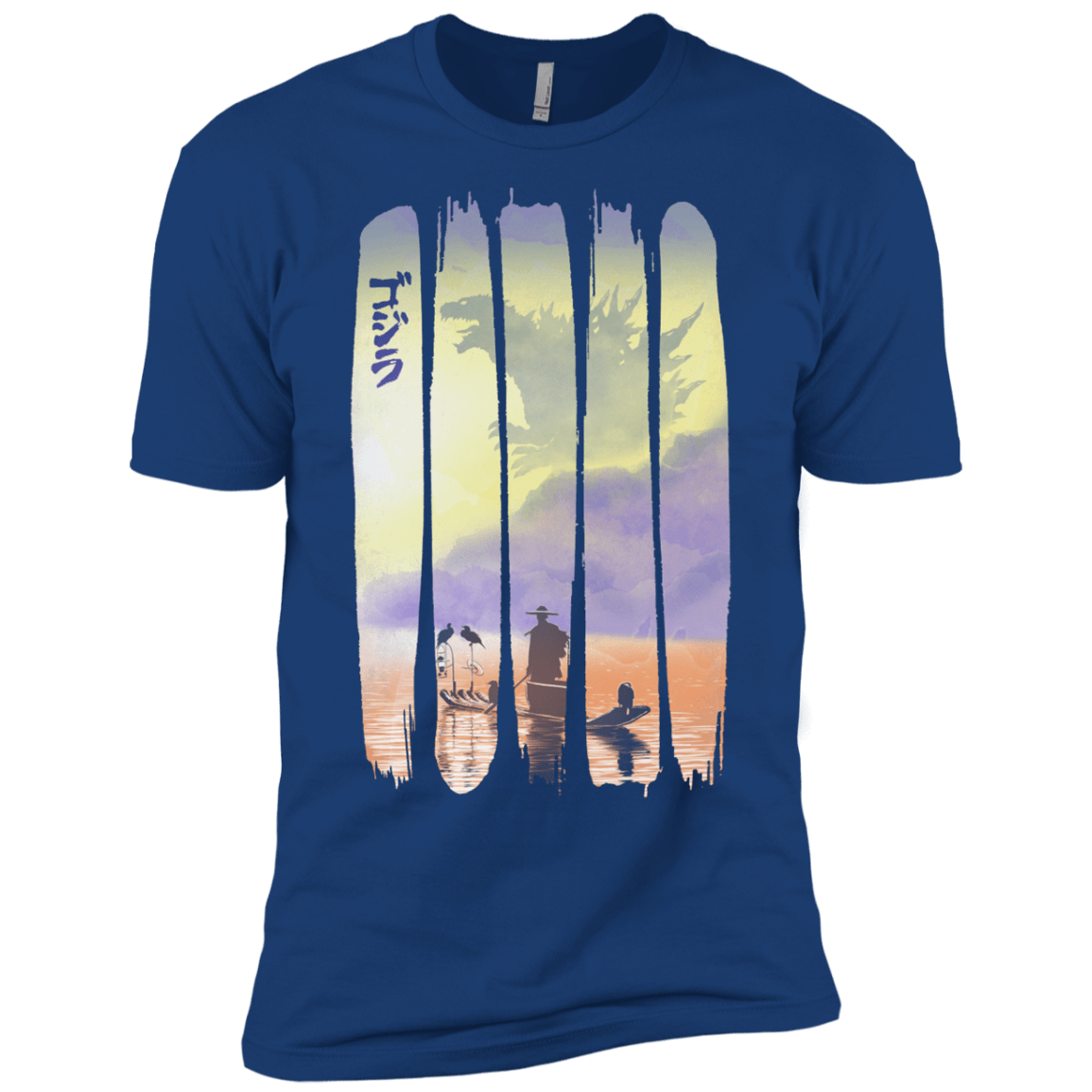 T-Shirts Royal / X-Small Japanese Kaiju Men's Premium T-Shirt